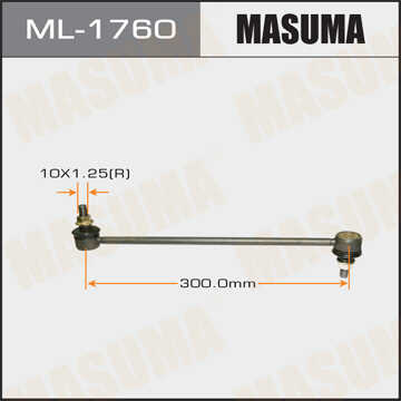 ML-1760 MASUMA ML-1760_тяга стабилизатора переднего!\ Mazda 3 1.6 16V/2.0 16V 08>