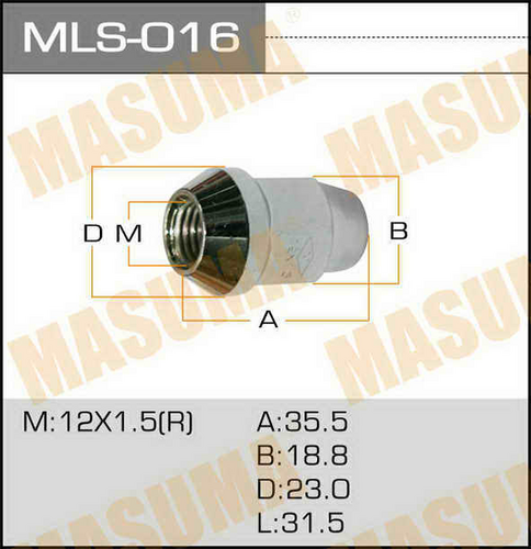 MLS-016 MASUMA Гайка накидная