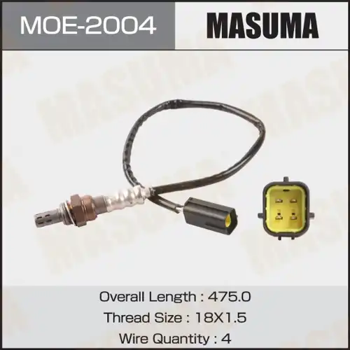 MOE-2004 MASUMA MOE-2004_лямбда-зонд! L=475 mm\ Nissan Micra/Murano/Note/Qashqai 05-14, Renault Koleos 08-16