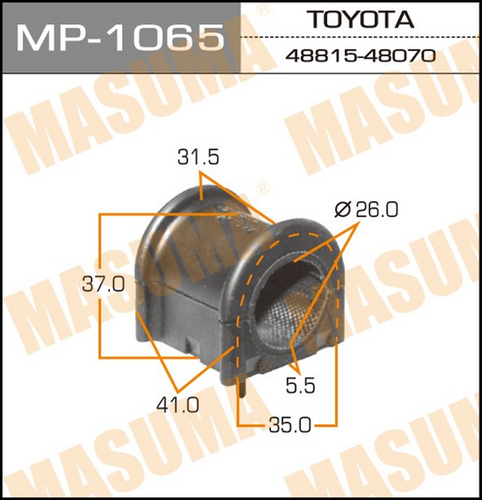 MP-1065 MASUMA Втулка стабилизатора