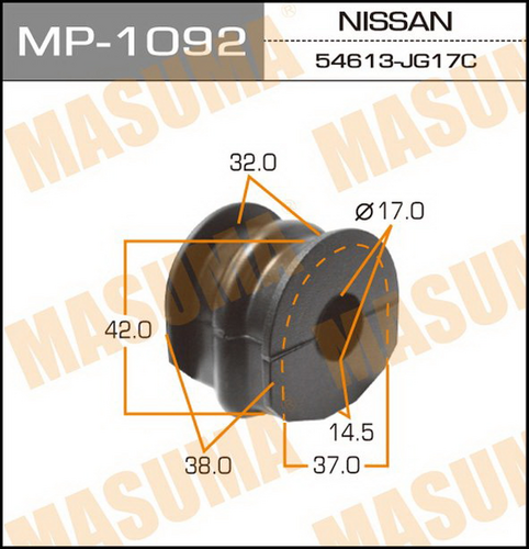 MP-1092 MASUMA Втулка стабилизатора