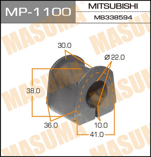 MP-1100 MASUMA Втулка стабилизатора