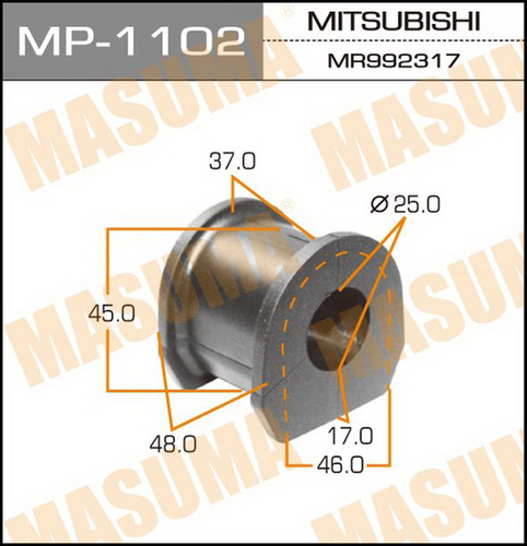 MP-1102 MASUMA Втулка стабилизатора