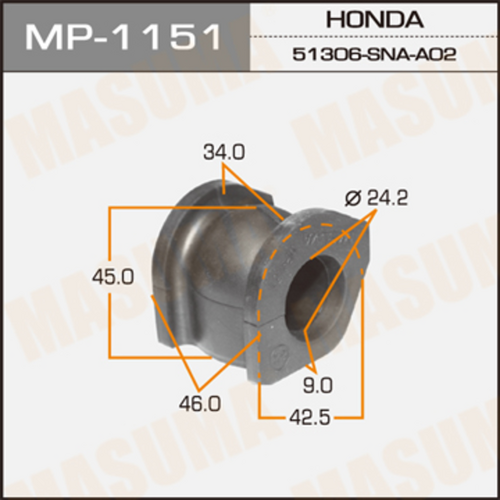MP-1151 MASUMA Втулка стабилизатора