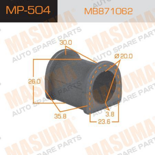 MP-504 MASUMA Втулка стабилизатора