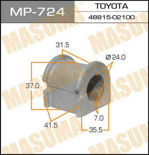 MP-724 MASUMA Втулка стабилизатора