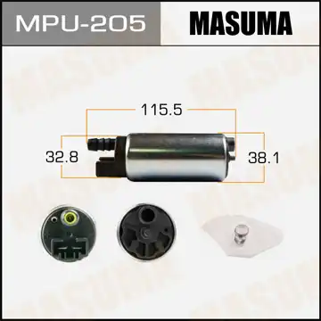 MPU-205 MASUMA MPU-205_насос топливный!\ Nissan Murano/X-Trail/NV200