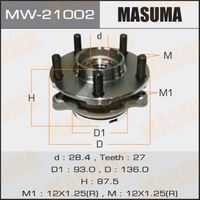 Ступица передняя MASUMA MW21002