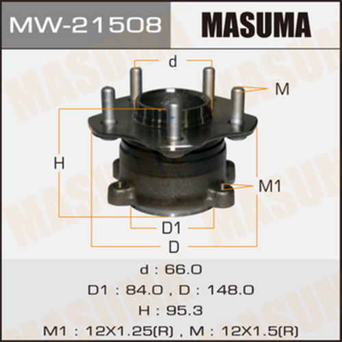 MW21508 MASUMA Ступица колеса