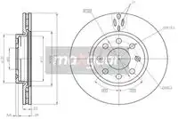 Диск тормозной MAXGEAR 19-1063