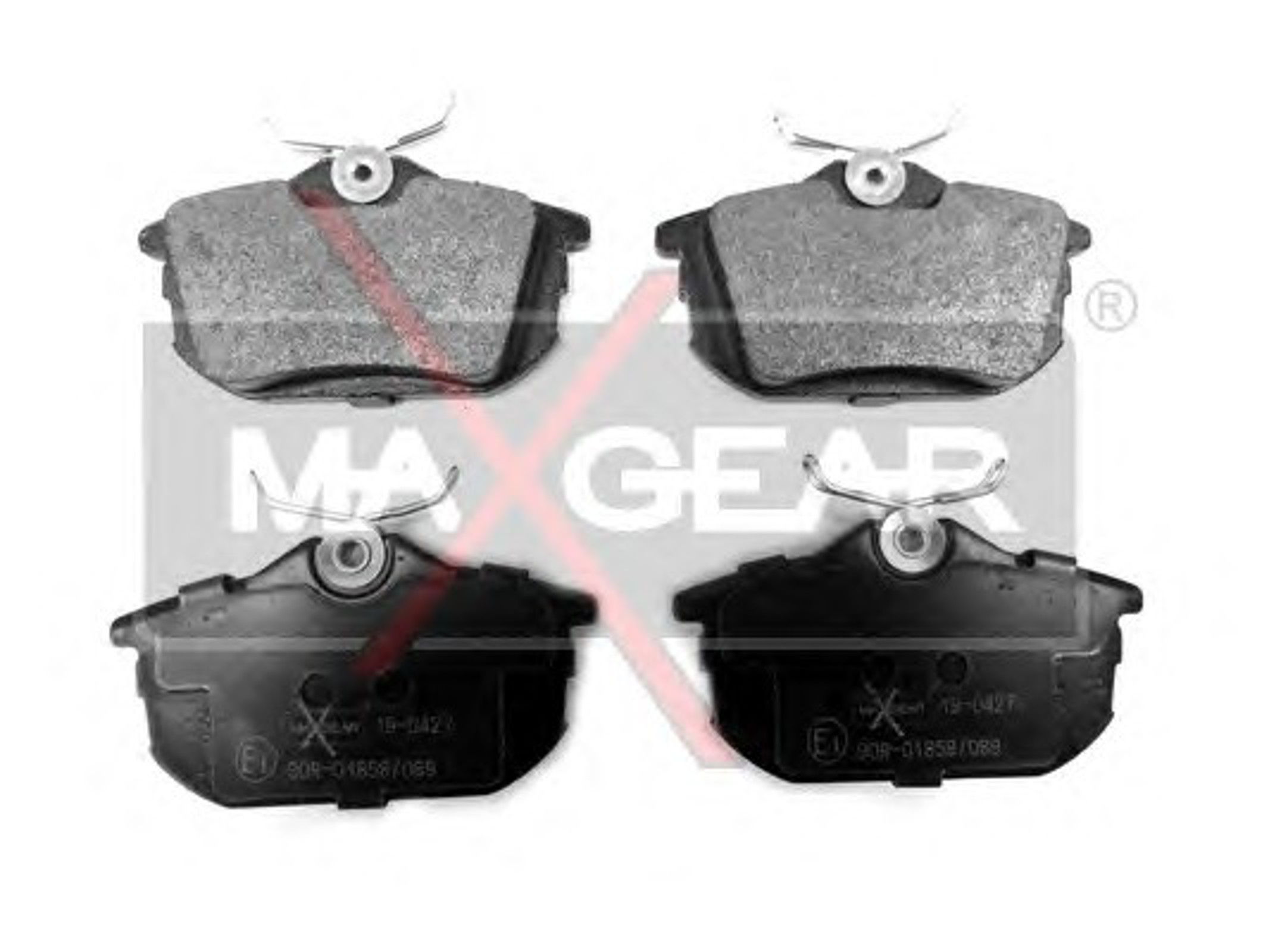 Комплект тормозных колодок дисковый тормоз MAXGEAR 19-0427