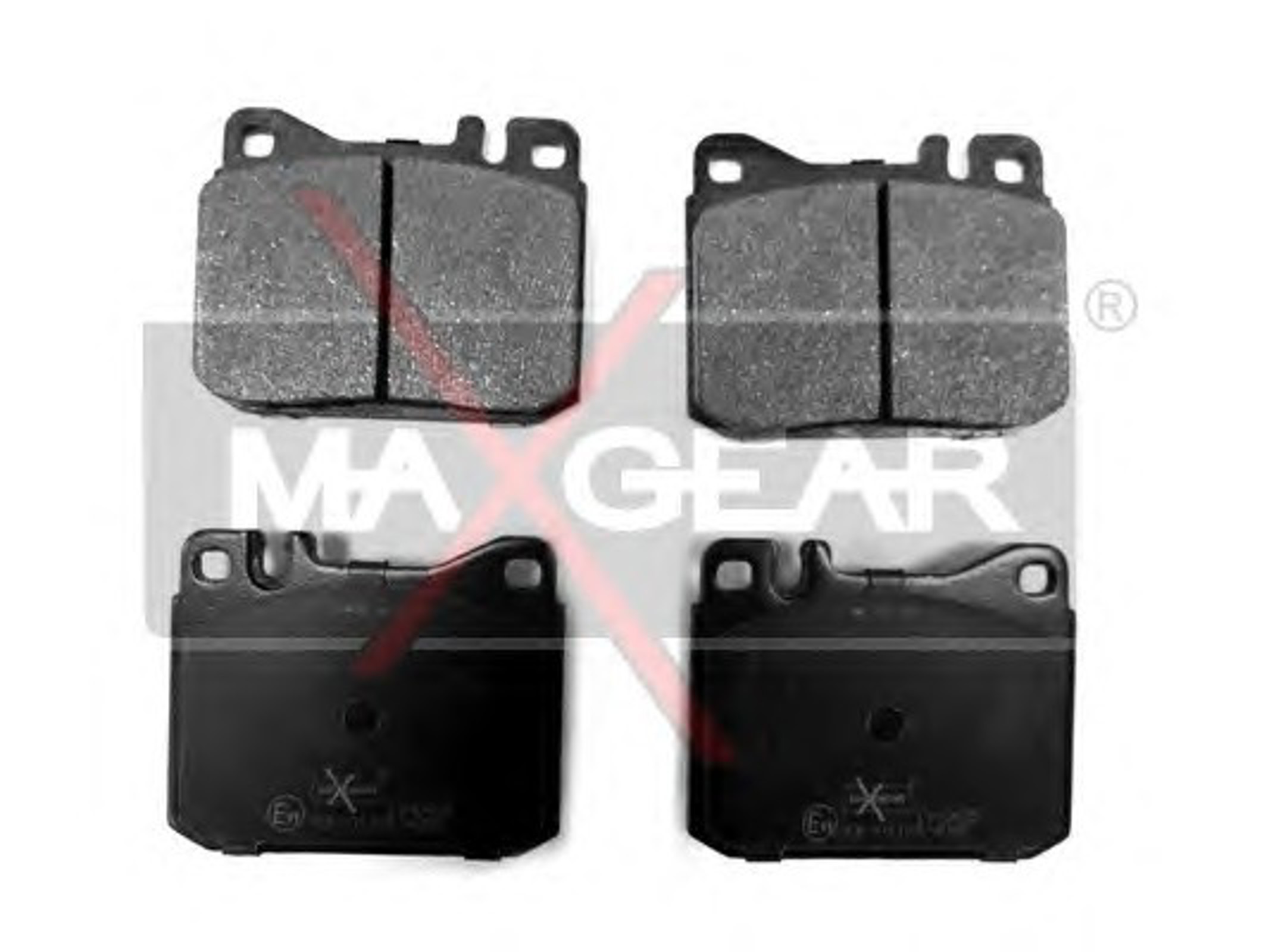 Комплект тормозных колодок дисковый тормоз MAXGEAR 19-0435