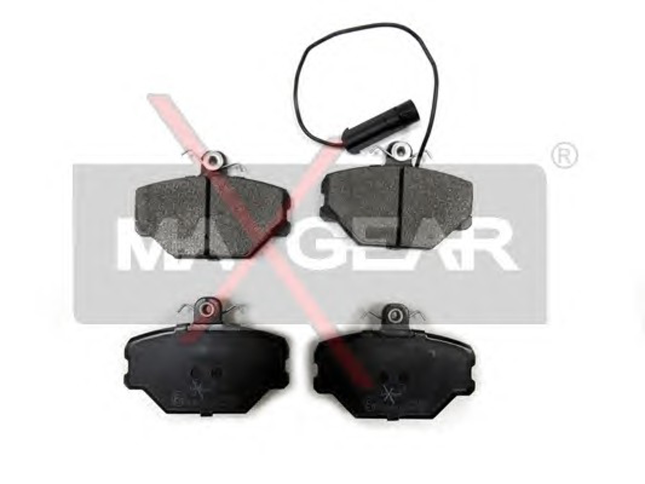 Колодки тормозные дисковые MAXGEAR 19-0437