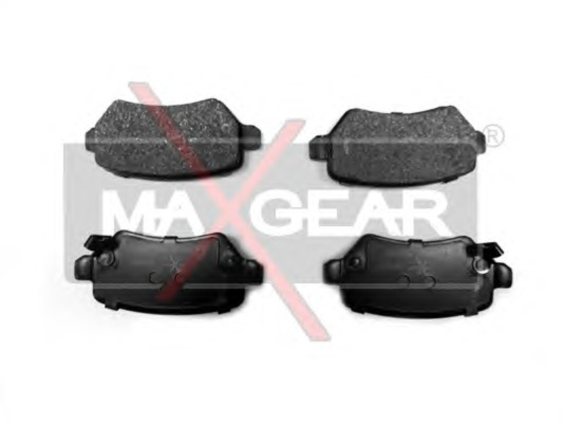 Комплект тормозных колодок дисковый тормоз MAXGEAR 19-0450