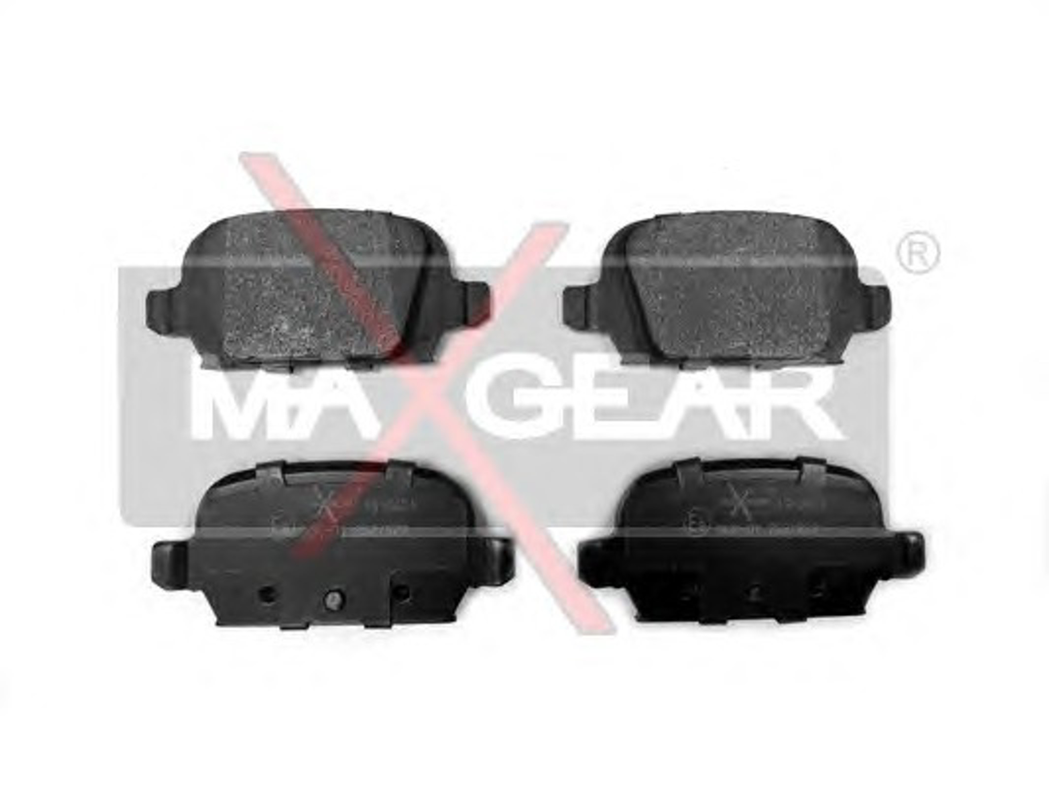 Колодки тормозные дисковые MAXGEAR 19-0451