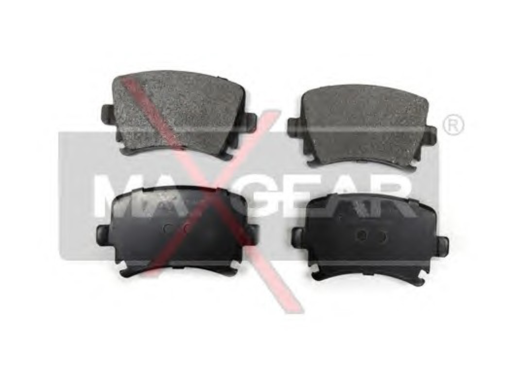 Комплект тормозных колодок дисковый тормоз MAXGEAR 19-0475
