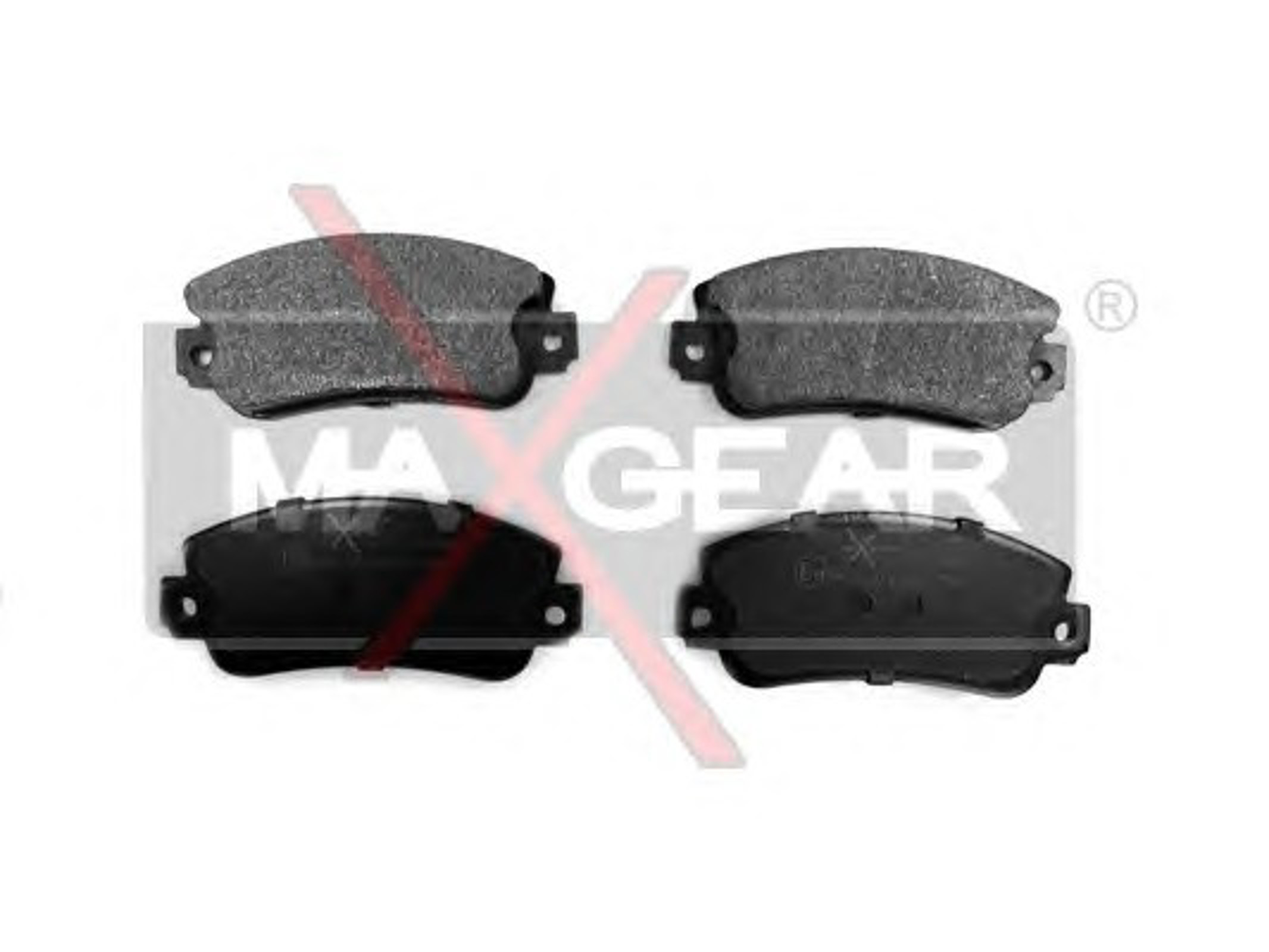 Комплект тормозных колодок дисковый тормоз MAXGEAR 19-0482