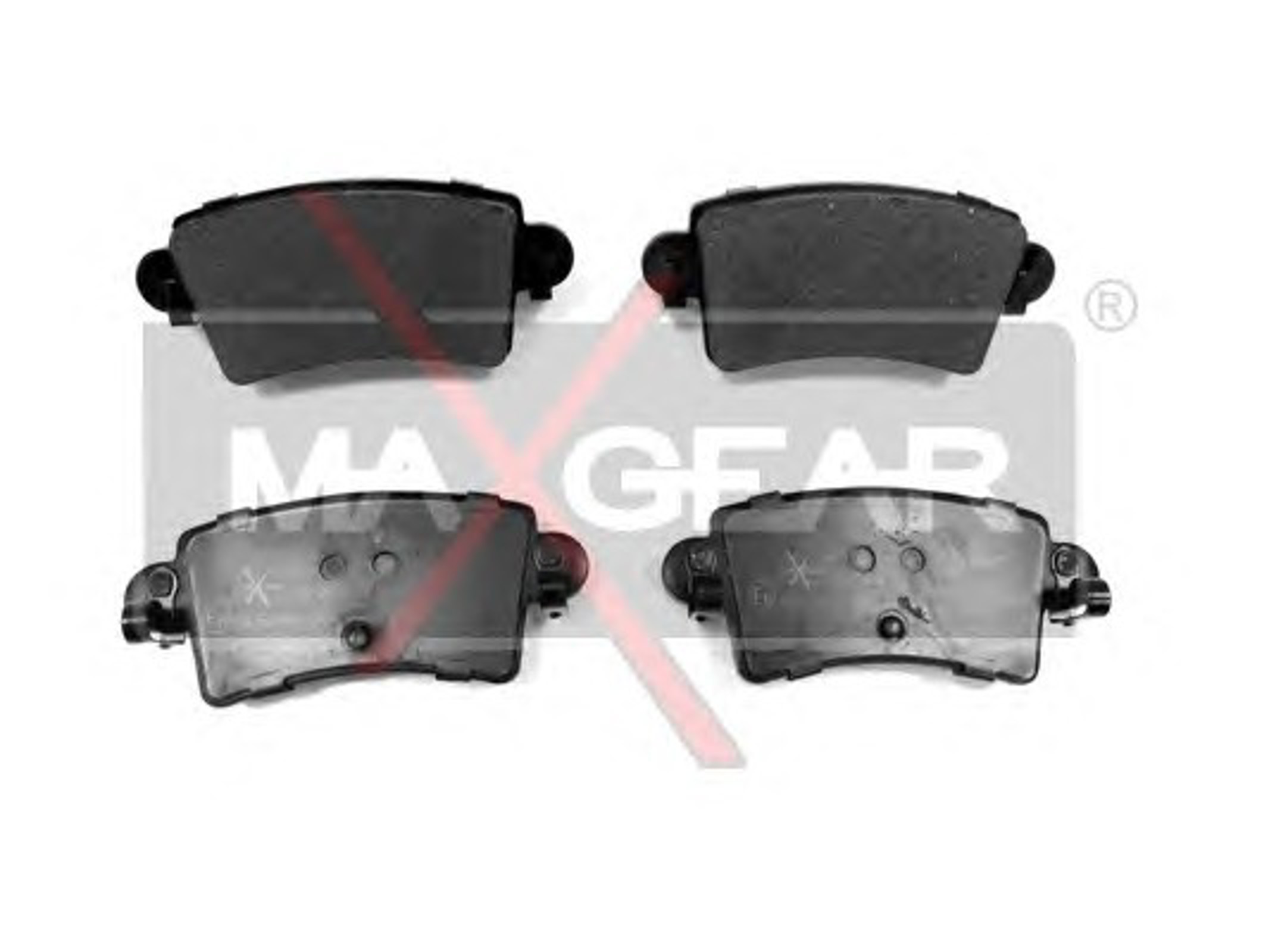 Комплект тормозных колодок дисковый тормоз MAXGEAR 19-0494