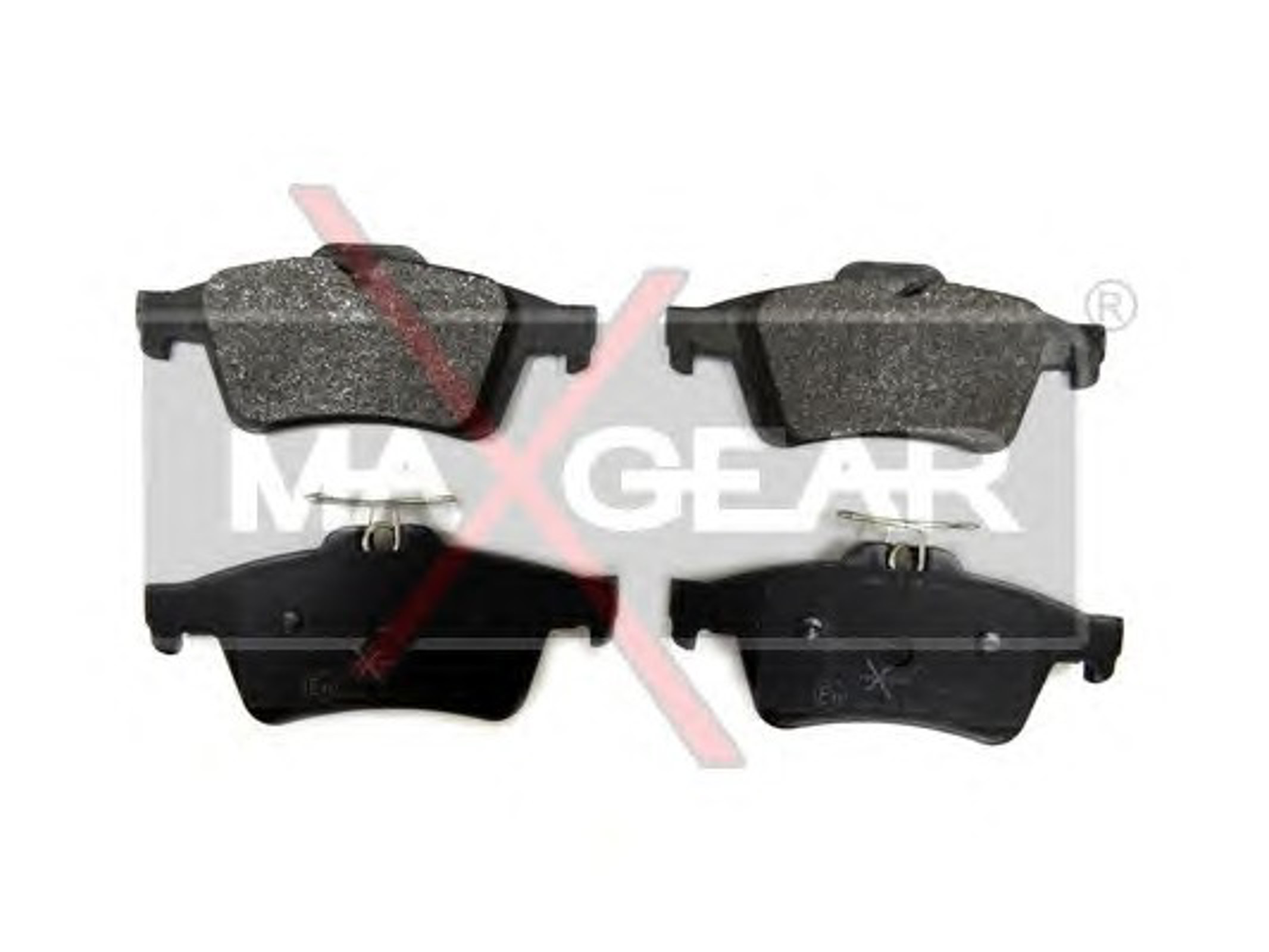 Комплект тормозных колодок дисковый тормоз MAXGEAR 19-0523