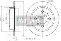 Тормозные диски MAXGEAR 190957