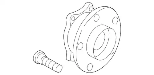 KD353304XD MAZDA Ступица колеса переднего Mazda 3, 6, CX-5