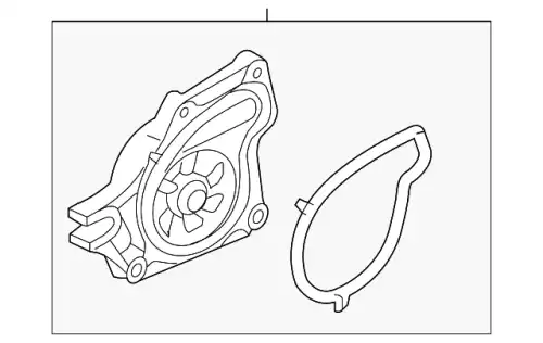 ZJ0115010C MAZDA Насос водяной MAZDA 2, 3