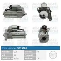 5015086m стартер 2.2kw 10t MEAT & DORIA 5015086
