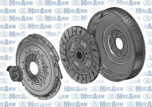 Mk40029 комплект сцепления + маховик одномас. psa 307 407 c4 c5 2 2.0 hdi MEC ARM MK40029