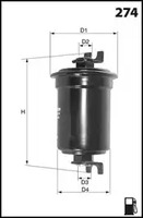 Фильтр топливный MECAFILTER ELE6050