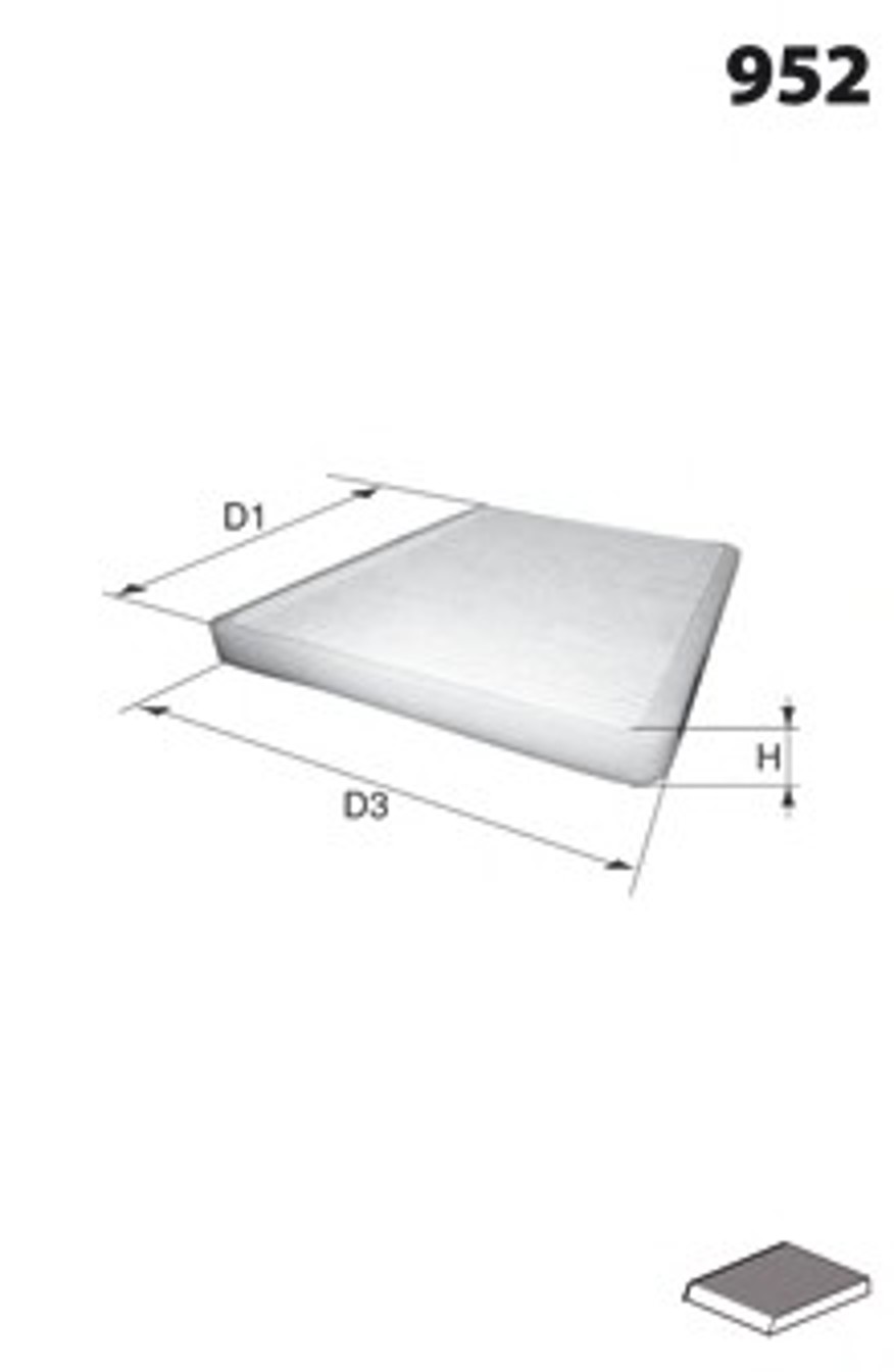 Фильтр салона MECAFILTER EKR7159