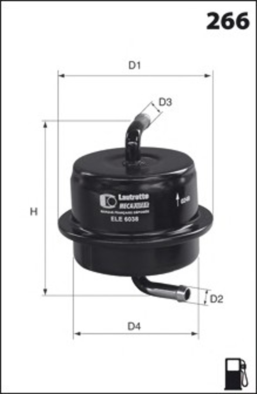 Фильтр топливный MECAFILTER ELE6083