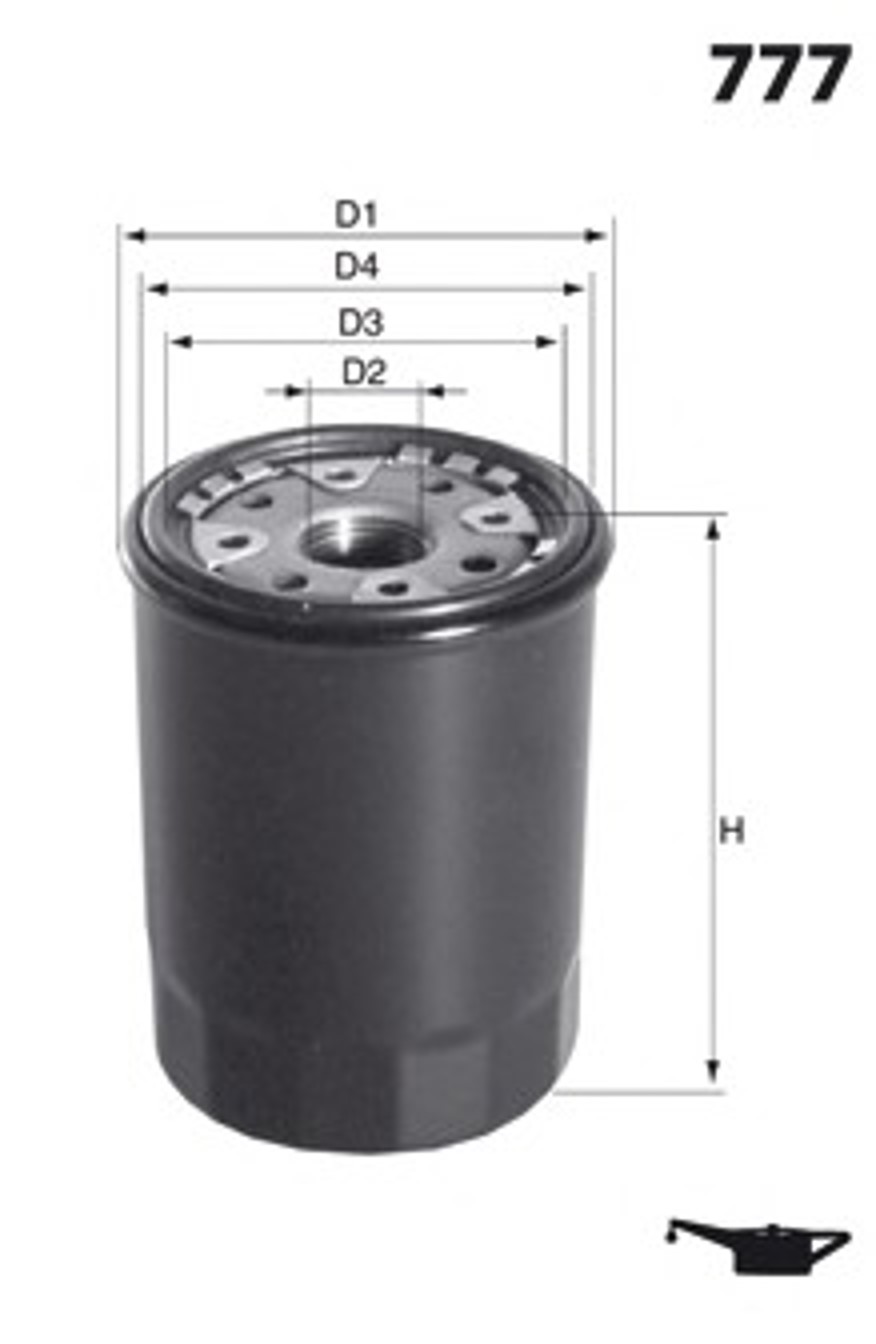 ELH4218 MECAFILTER Фильтр масляный