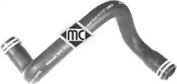 Патрубок радиатора METALCAUCHO 09124