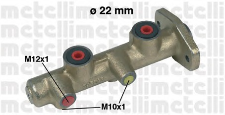 Главный тормозной цилиндр METELLI 05-0173