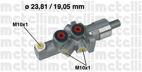 Главный тормозной цилиндр METELLI 05-0177