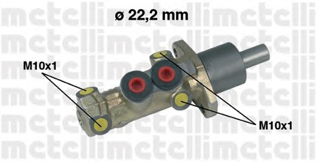 05-0198 METELLI Главный тормозной цилиндр