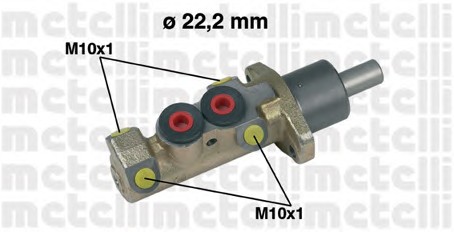 05-0228 METELLI Главный тормозной цилиндр