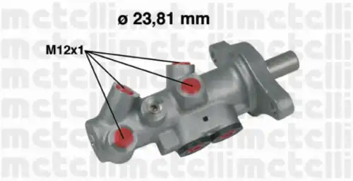 Главный тормозной цилиндр METELLI 05-0295