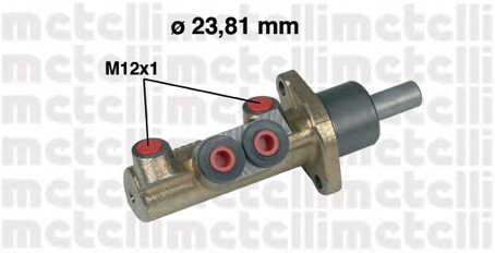 05-0311 METELLI Главный тормозной цилиндр