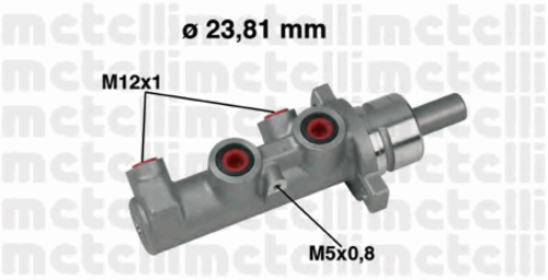 05-0317 METELLI Главный тормозной цилиндр