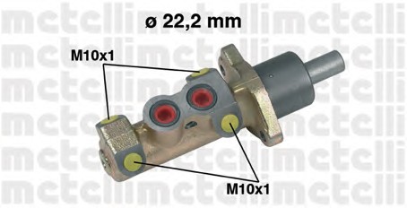 05-0326 METELLI Главный тормозной цилиндр