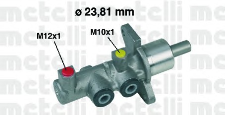 05-0379 METELLI Главный тормозной цилиндр