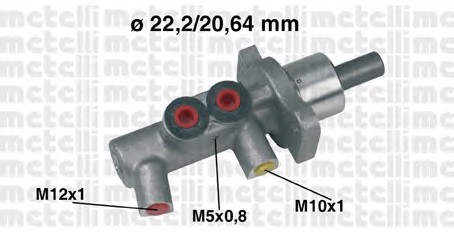 Главный тормозной цилиндр METELLI 05-0383