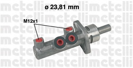 05-0385 METELLI Главный тормозной цилиндр