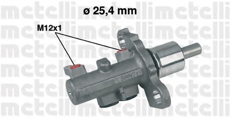 05-0402 METELLI Главный тормозной цилиндр