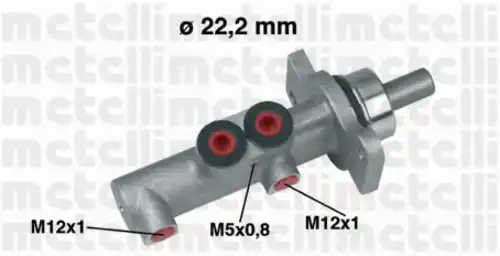 Главный тормозной цилиндр METELLI 05-0423