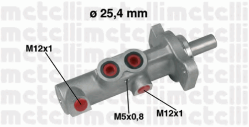 Главный тормозной цилиндр METELLI 05-0425