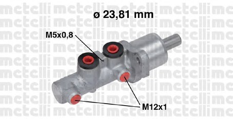 Главный тормозной цилиндр METELLI 05-0668