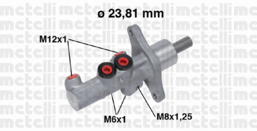 Главный тормозной цилиндр METELLI 05-0719