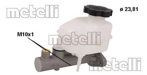 Главный тормозной цилиндр METELLI 05-0824